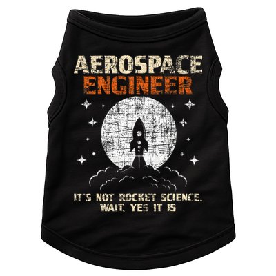 Aerospace Engineer Aeronautical Engineering Aviation Lover Doggie Tank