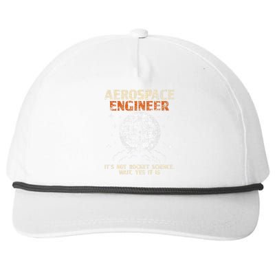 Aerospace Engineer Aeronautical Engineering Aviation Lover Snapback Five-Panel Rope Hat