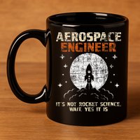 Aerospace Engineer Aeronautical Engineering Aviation Lover 11oz C Handle Ceramic Mug