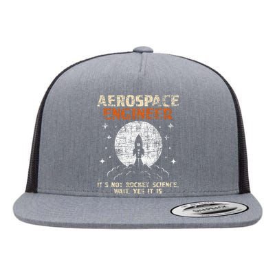 Aerospace Engineer Aeronautical Engineering Aviation Lover Flat Bill Trucker Hat