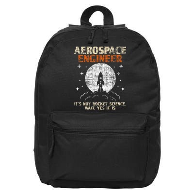 Aerospace Engineer Aeronautical Engineering Aviation Lover 16 in Basic Backpack