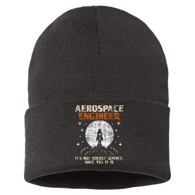 Aerospace Engineer Aeronautical Engineering Aviation Lover Sustainable Knit Beanie