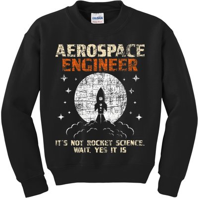 Aerospace Engineer Aeronautical Engineering Aviation Lover Kids Sweatshirt