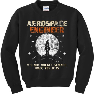 Aerospace Engineer Aeronautical Engineering Aviation Lover Kids Sweatshirt