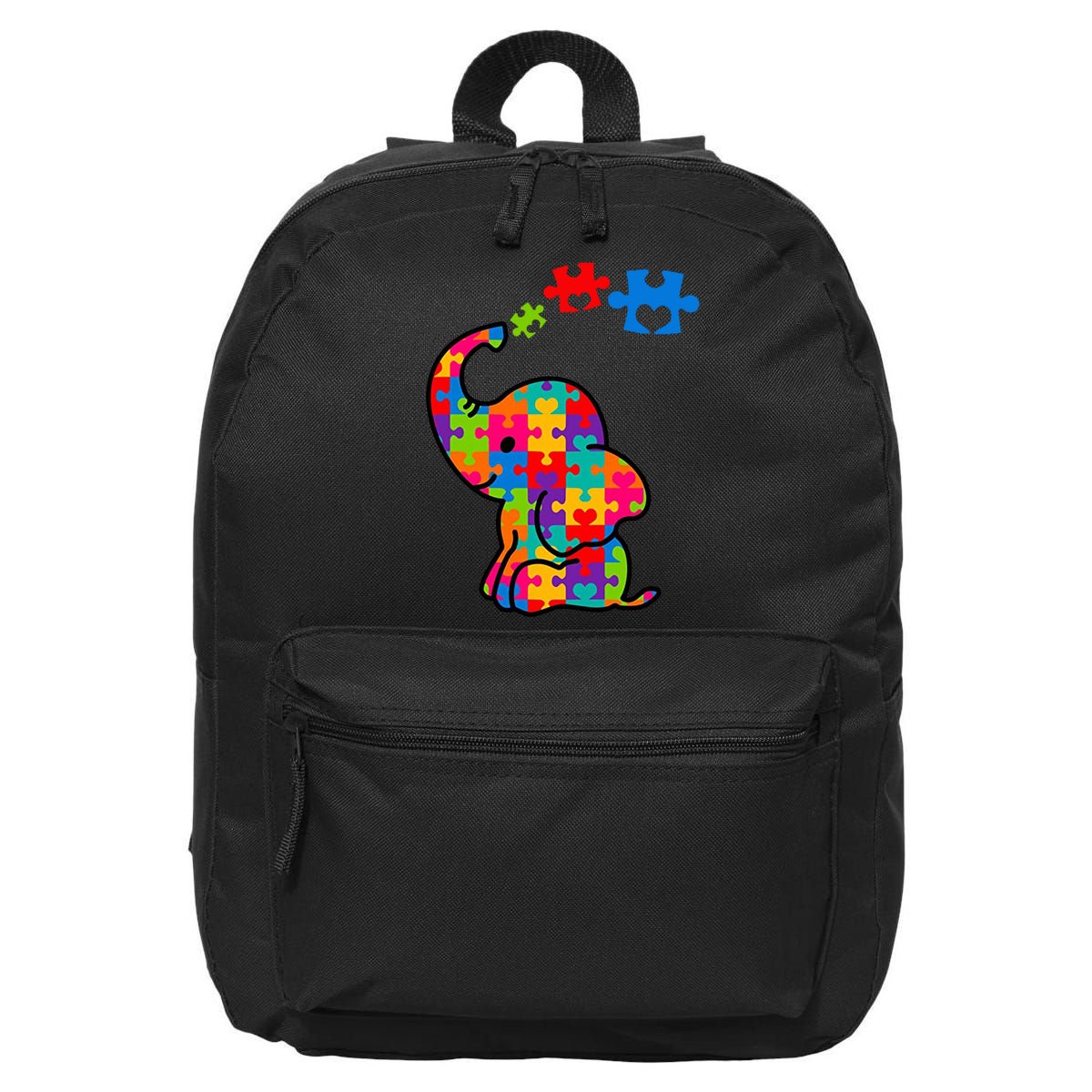 Autism Elephant 16 in Basic Backpack