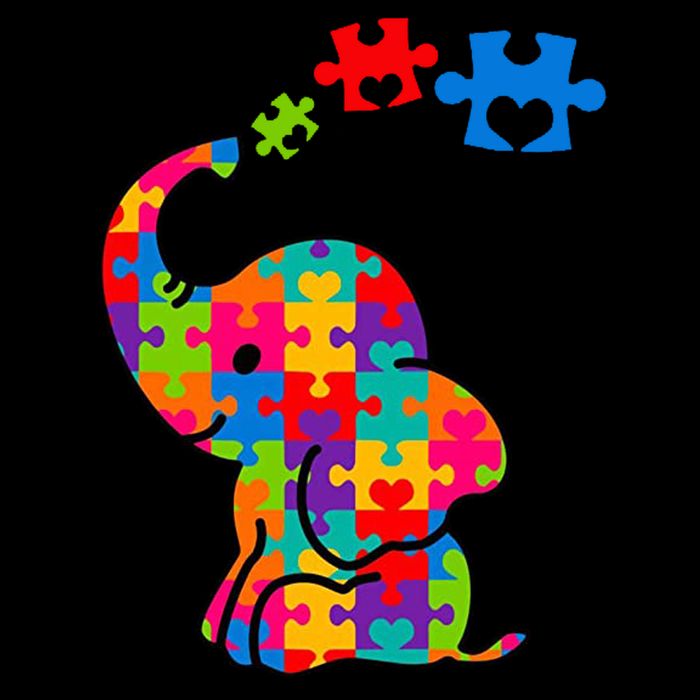 Autism Elephant Poster