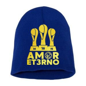 Amor Et3rno America Tricampeon Short Acrylic Beanie