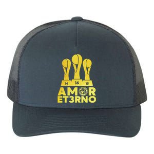 Amor Et3rno America Tricampeon Yupoong Adult 5-Panel Trucker Hat