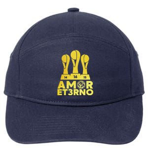 Amor Et3rno America Tricampeon 7-Panel Snapback Hat