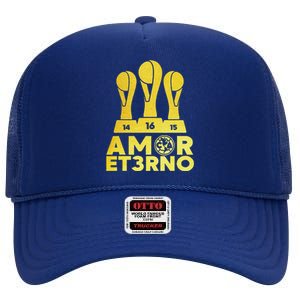 Amor Et3rno America Tricampeon High Crown Mesh Back Trucker Hat