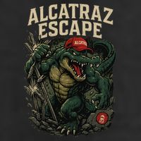 Alcatraz Escape 7 Panel Mesh Trucker Snapback Hat