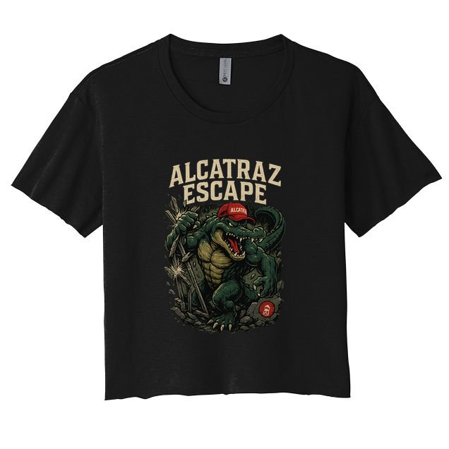 Alcatraz Escape Women's Crop Top Tee
