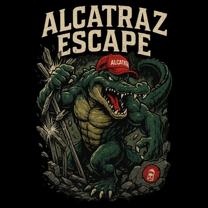 Alcatraz Escape Wool Snapback Cap