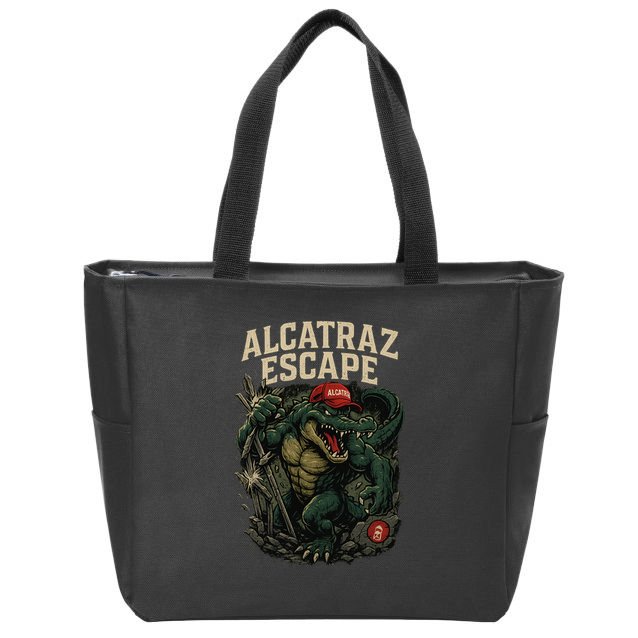 Alcatraz Escape Zip Tote Bag