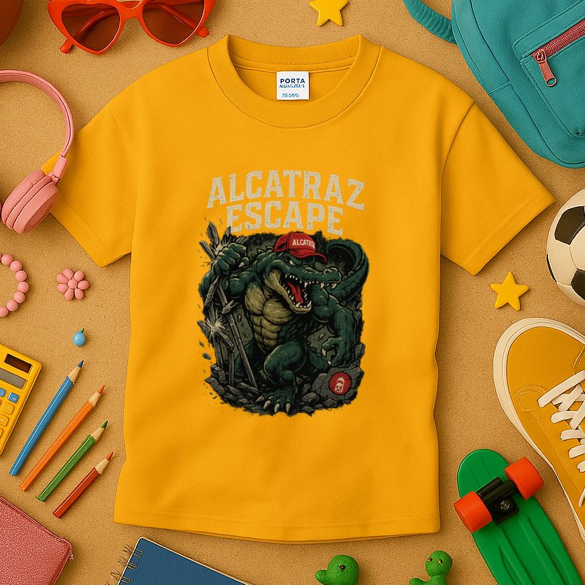 Alcatraz Escape Kids T-Shirt