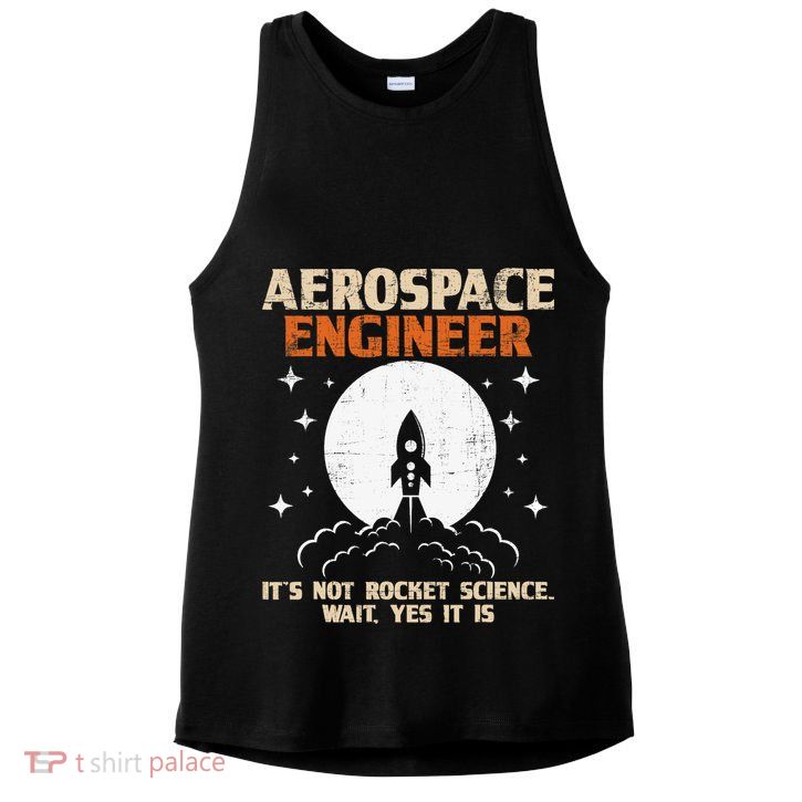 Aerospace Engineer Aeronautical Engineering Aviation Lover Ladies PosiCharge Tri-Blend Wicking Tank