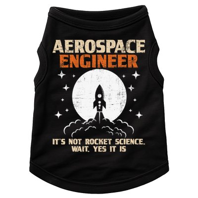 Aerospace Engineer Aeronautical Engineering Aviation Lover Doggie Tank