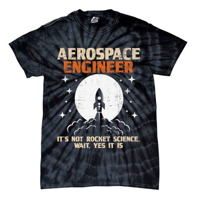 Aerospace Engineer Aeronautical Engineering Aviation Lover Tie-Dye T-Shirt
