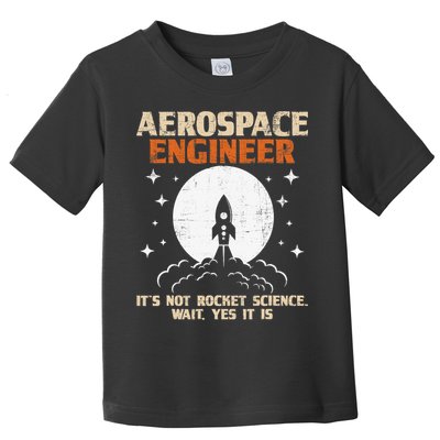 Aerospace Engineer Aeronautical Engineering Aviation Lover Toddler T-Shirt