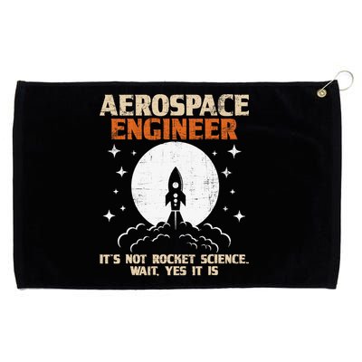 Aerospace Engineer Aeronautical Engineering Aviation Lover Grommeted Golf Towel