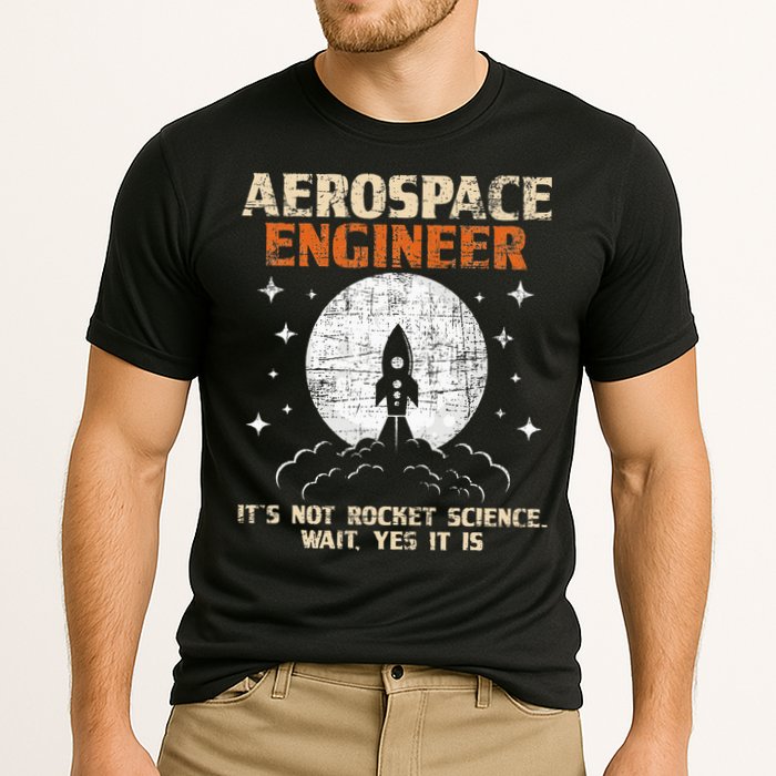 Aerospace Engineer Aeronautical Engineering Aviation Lover Cooling Performance Crew T-Shirt