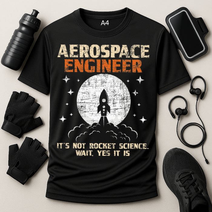 Aerospace Engineer Aeronautical Engineering Aviation Lover Cooling Performance Crew T-Shirt