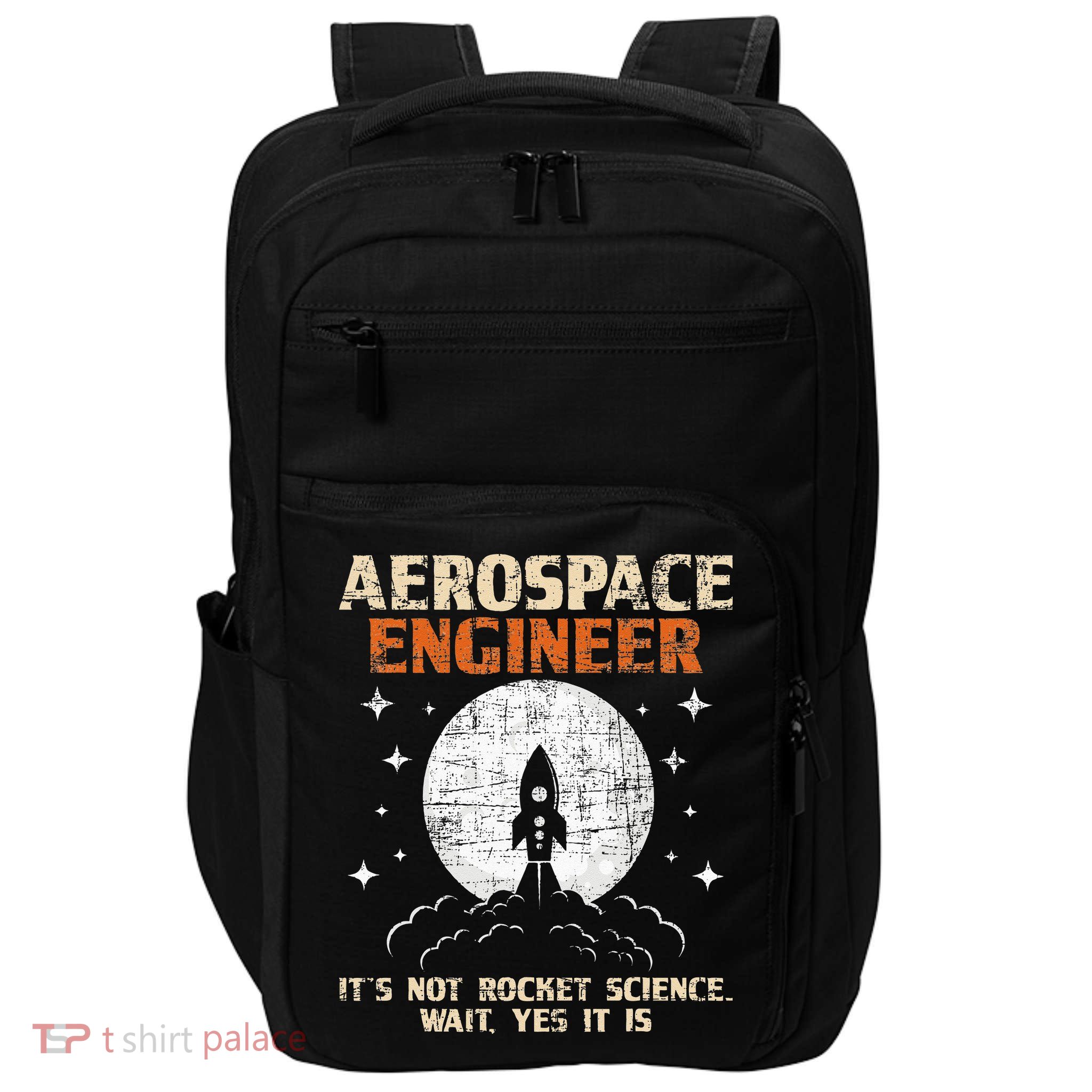 Aerospace Engineer Aeronautical Engineering Aviation Lover Impact Tech Backpack