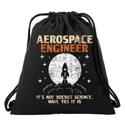 Aerospace Engineer Aeronautical Engineering Aviation Lover Drawstring Bag