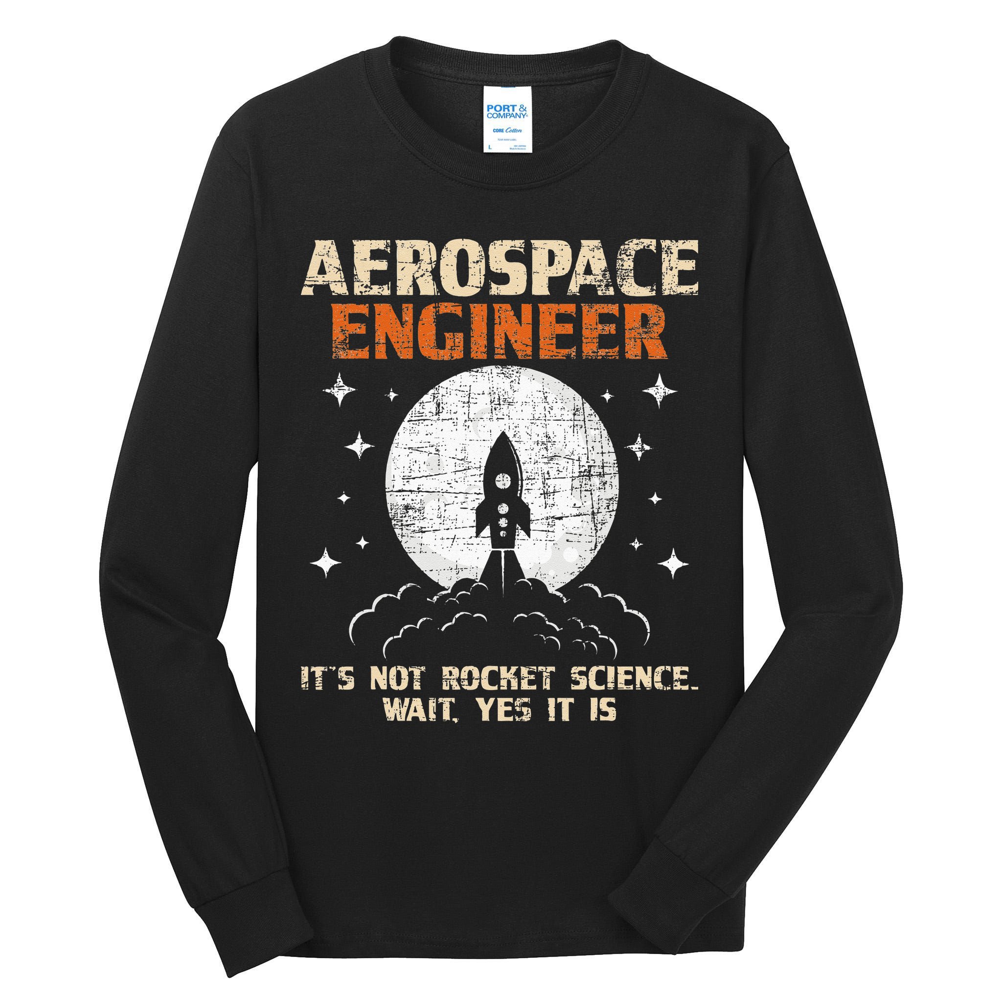 Aerospace Engineer Aeronautical Engineering Aviation Lover Tall Long Sleeve T-Shirt