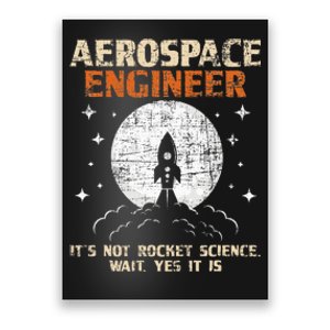 Aerospace Engineer Aeronautical Engineering Aviation Lover Poster