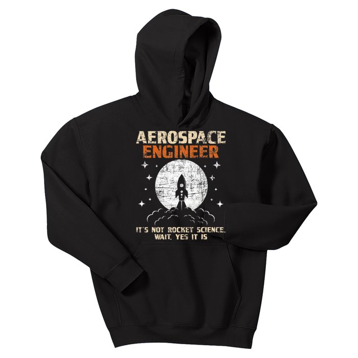 Aerospace Engineer Aeronautical Engineering Aviation Lover Kids Hoodie