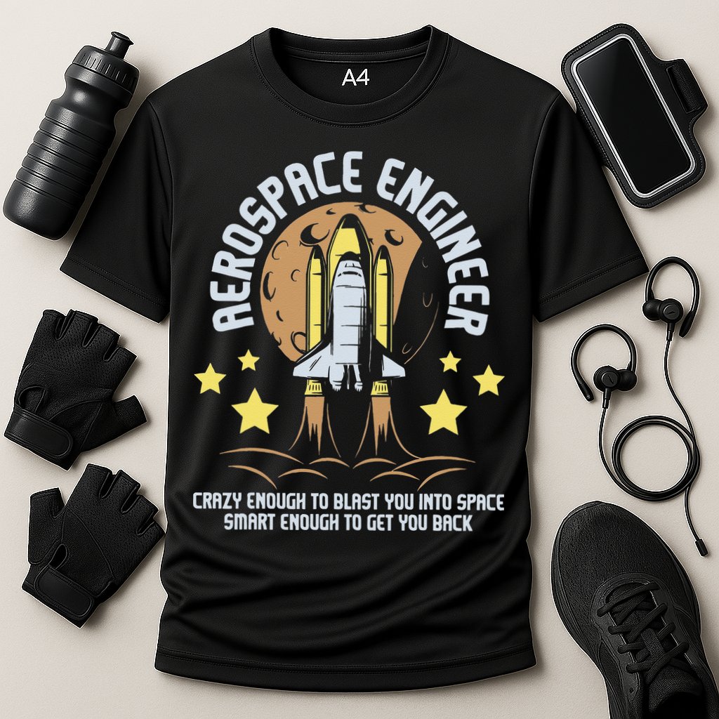 Aerospace Engineer Aeronautical Engineering Spacecrafts Performance Shirt