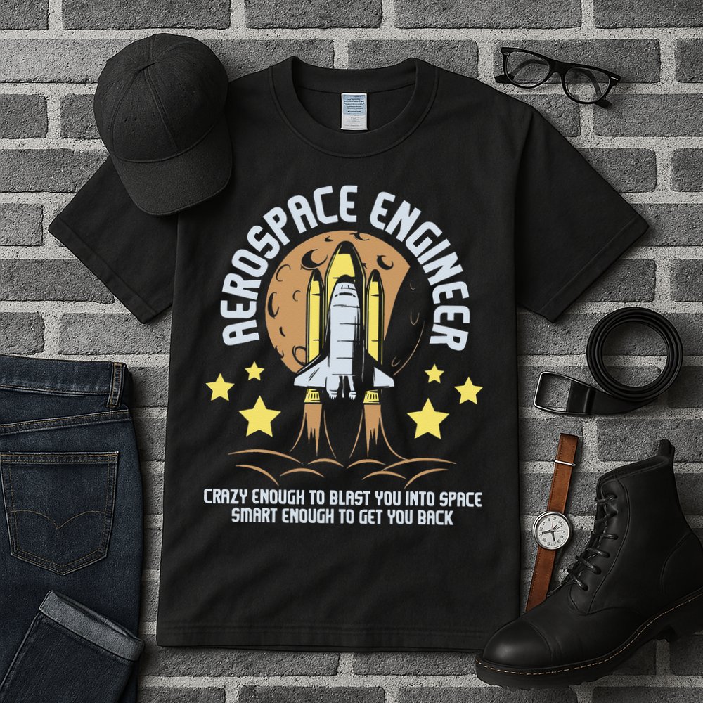 Aerospace Engineer Aeronautical Engineering Spacecrafts Tall T-Shirt