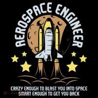 Aerospace Engineer Aeronautical Engineering Spacecrafts Impact Tech Backpack