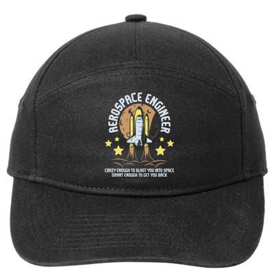 Aerospace Engineer Aeronautical Engineering Spacecrafts 7-Panel Snapback Hat