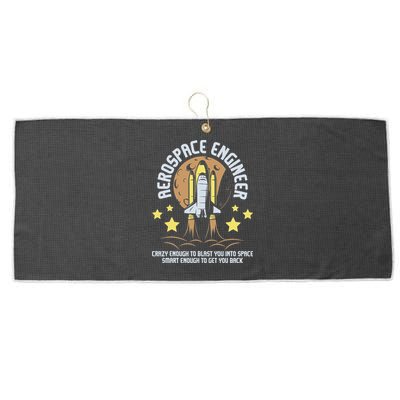 Aerospace Engineer Aeronautical Engineering Spacecrafts Large Microfiber Waffle Golf Towel