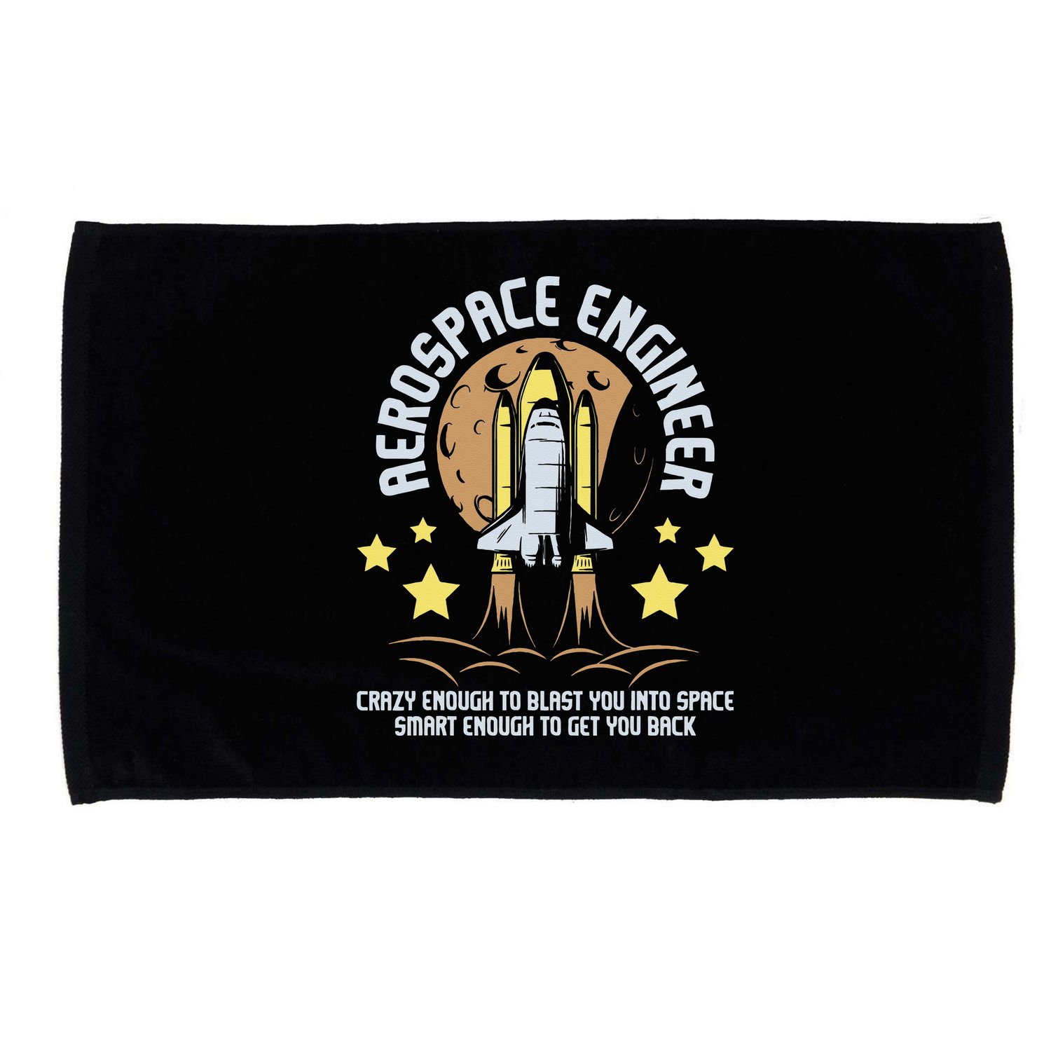 Aerospace Engineer Aeronautical Engineering Spacecrafts Microfiber Hand Towel