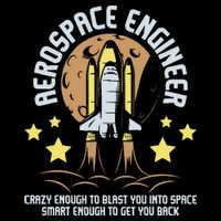 Aerospace Engineer Aeronautical Engineering Spacecrafts Zip Tote Bag
