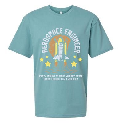 Aerospace Engineer Aeronautical Engineering Spacecrafts Sueded Cloud Jersey T-Shirt
