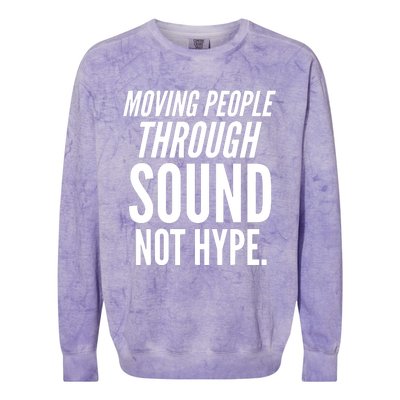 Audio Engineer Colorblast Crewneck Sweatshirt