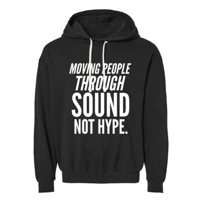 Audio Engineer Garment-Dyed Fleece Hoodie