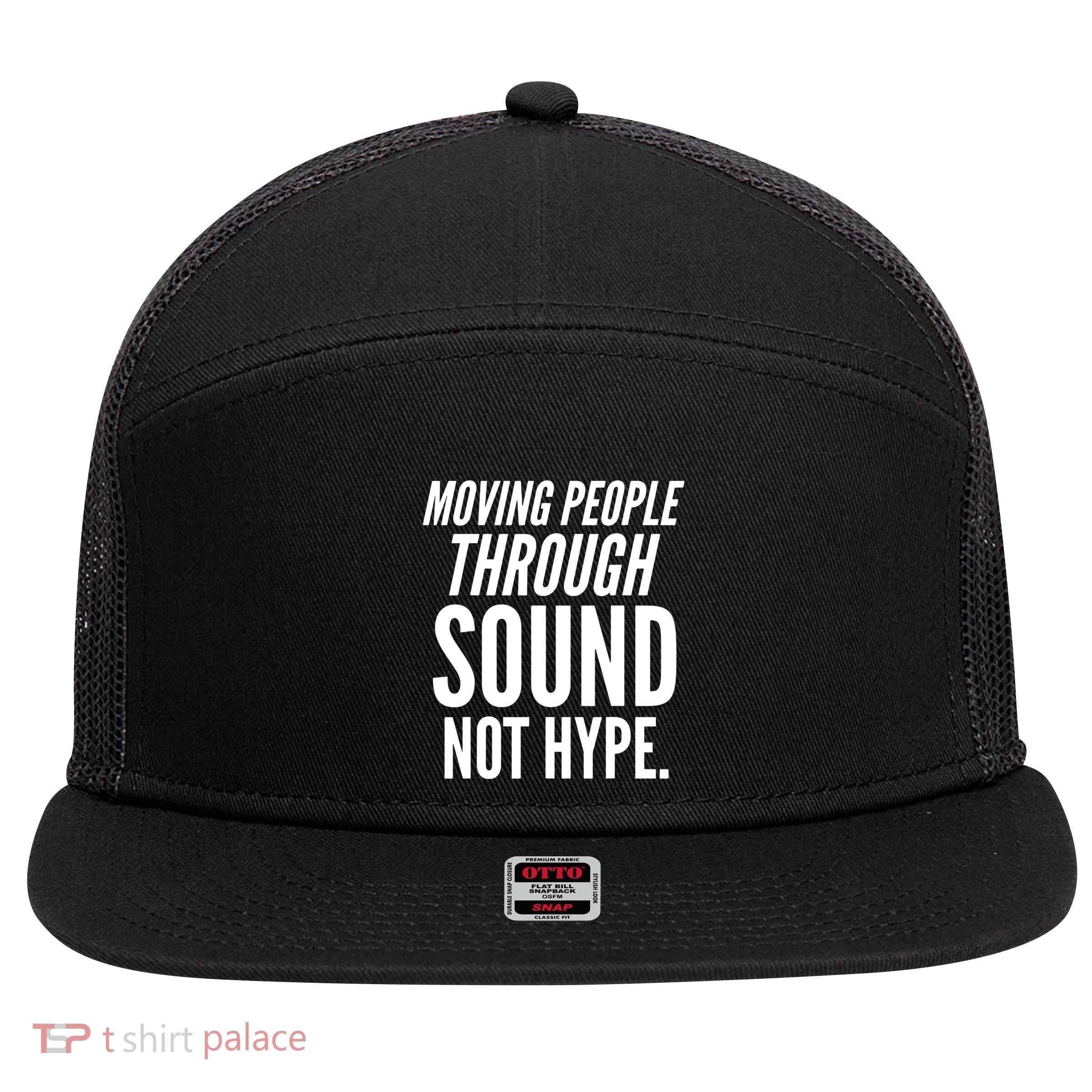 Audio Engineer 7 Panel Mesh Trucker Snapback Hat