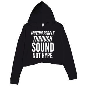 Audio Engineer Crop Fleece Hoodie