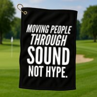 Audio Engineer Golf Towel