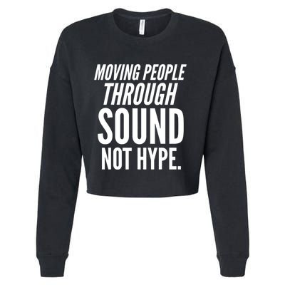 Audio Engineer Cropped Pullover Crew