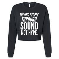 Audio Engineer Cropped Pullover Crew