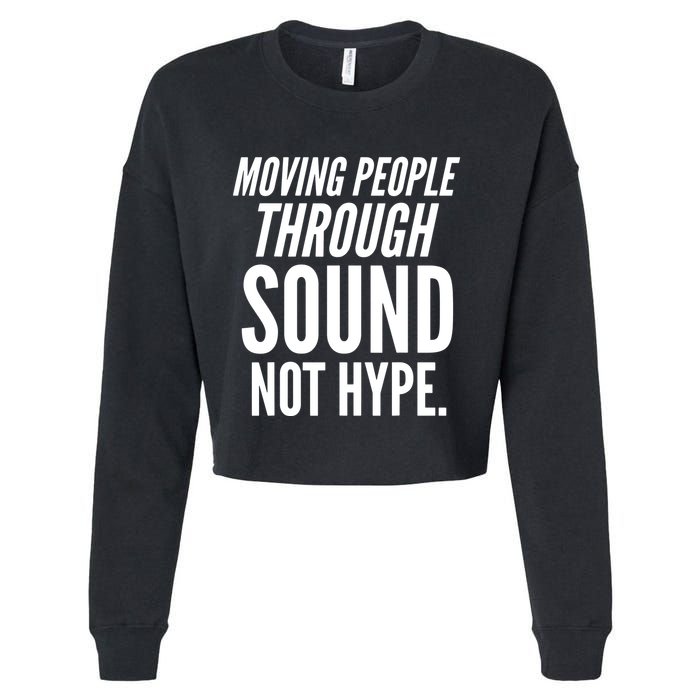 Audio Engineer Cropped Pullover Crew