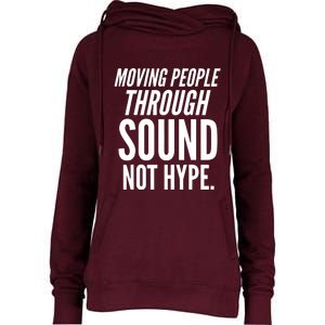 Audio Engineer Womens Funnel Neck Pullover Hood