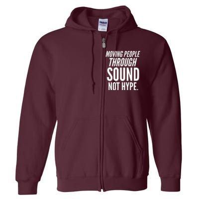 Audio Engineer Full Zip Hoodie