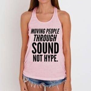 Audio Engineer Women's Knotted Racerback Tank